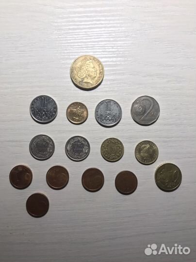Монеты разные