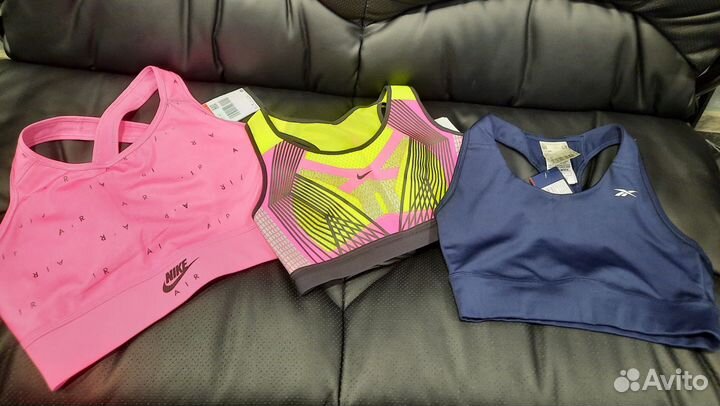 Спортивные топы nike reebok adidas