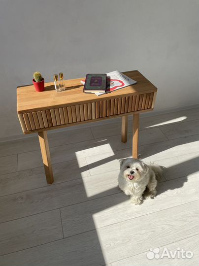 Консоль тумба из бука