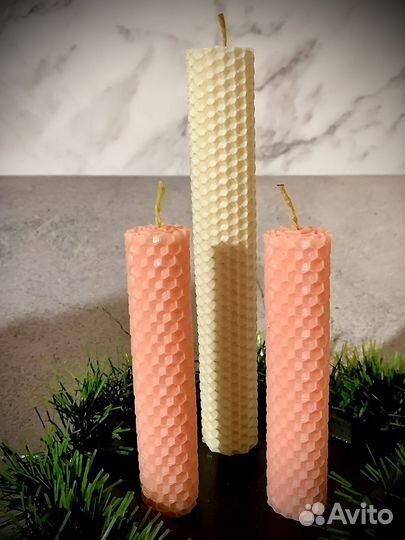 Свечи и подсвечники ручной работы