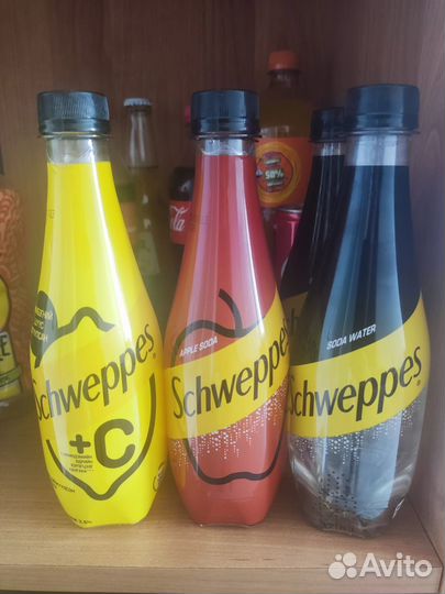 Газированный напиток schweppes Soda (Монголия)