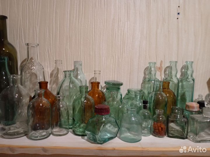 Старинные бутылки