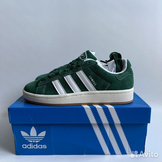 Adidas Campus 00s Dark Green Cloud White H03472