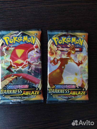 Бустеры Pokemon sword and shield