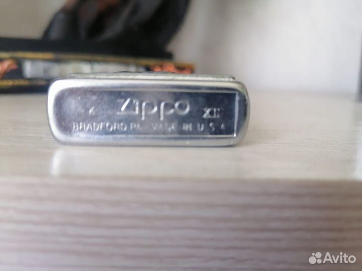 Лот Зажигалка Zippo и портсигар Нальчик