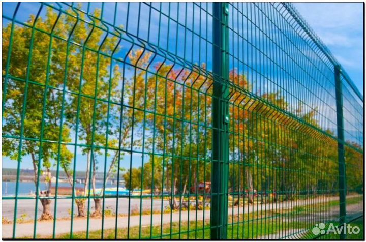 Сетка для забора 3Д