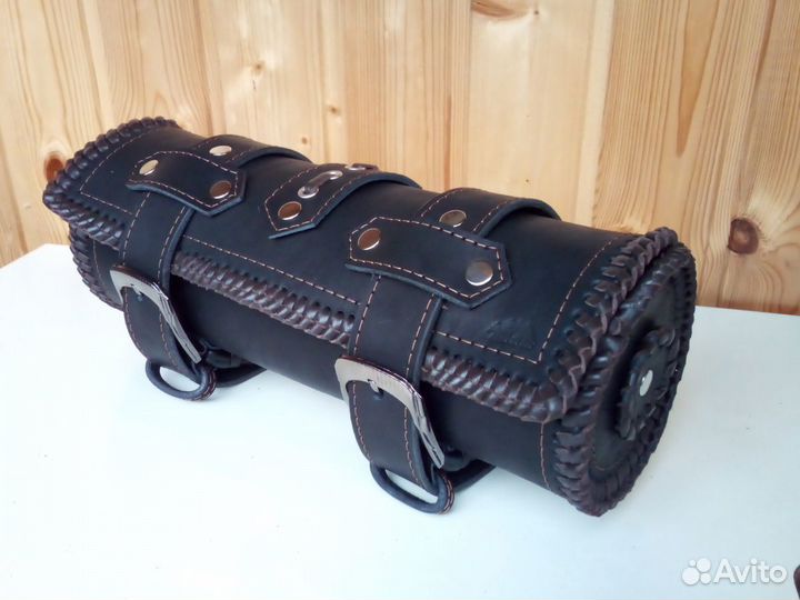 Боковые кофры из кожи для мотоцикла