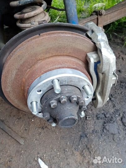 Расширители колеи на УАЗ 25мм (алюминий) 4шт + шпи