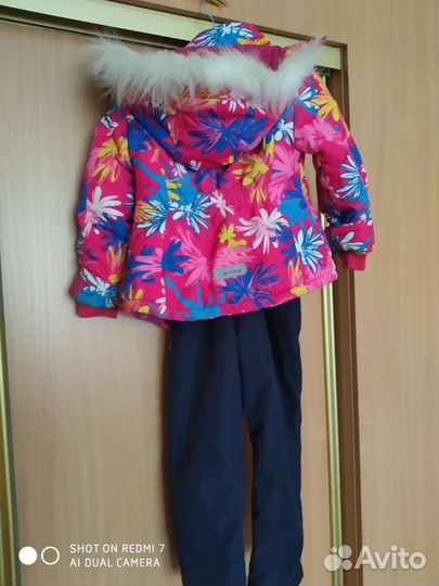 Зимний костюм для девочки 104