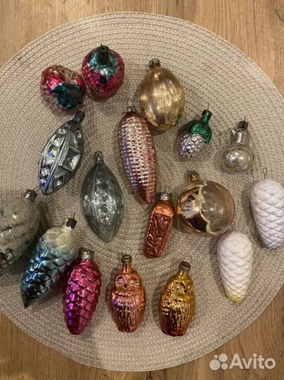 Елочные игрушки СССР