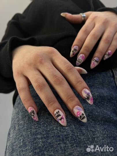 Маникюр, педикюр, наращивание, укрепление гель лак