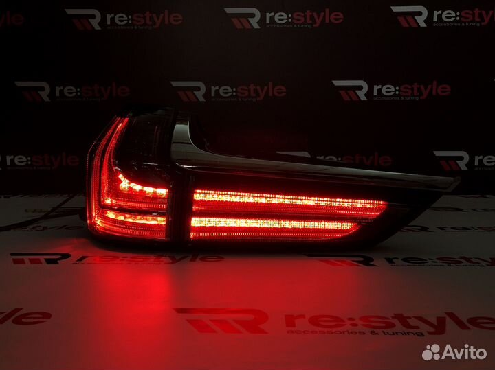 Стопы Lexus LX570 с 2016 Black Vision D1818