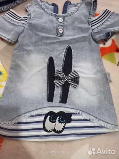 Одежда для девочки 9мес