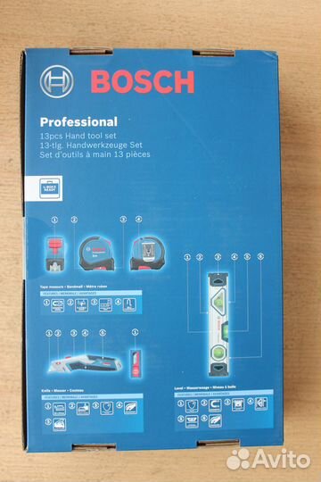 Набор инструментов Bosch,13 дет. - 1600A027M3