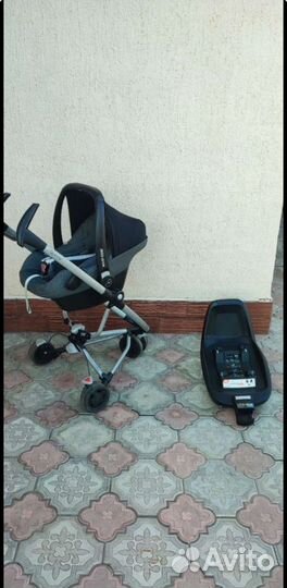 Автолюлька maxi cosi pebble plus с базой isofix