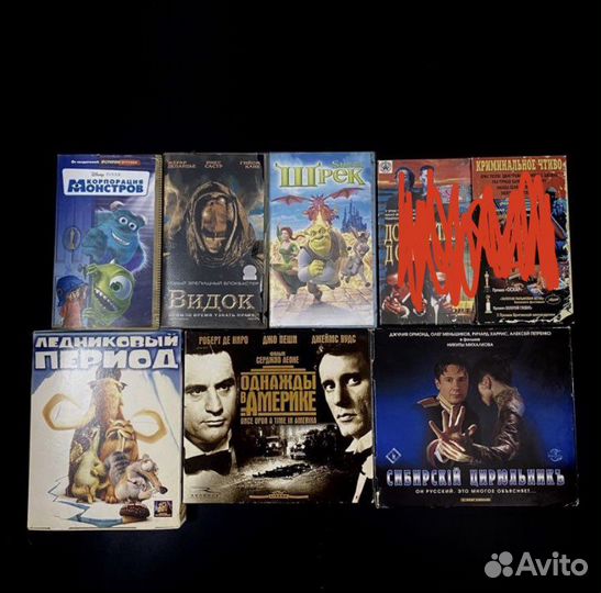 Видеокассеты лицензия VHS. Шрек. Мультфильм