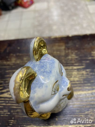 Мишка олимпийский фарфор СССР