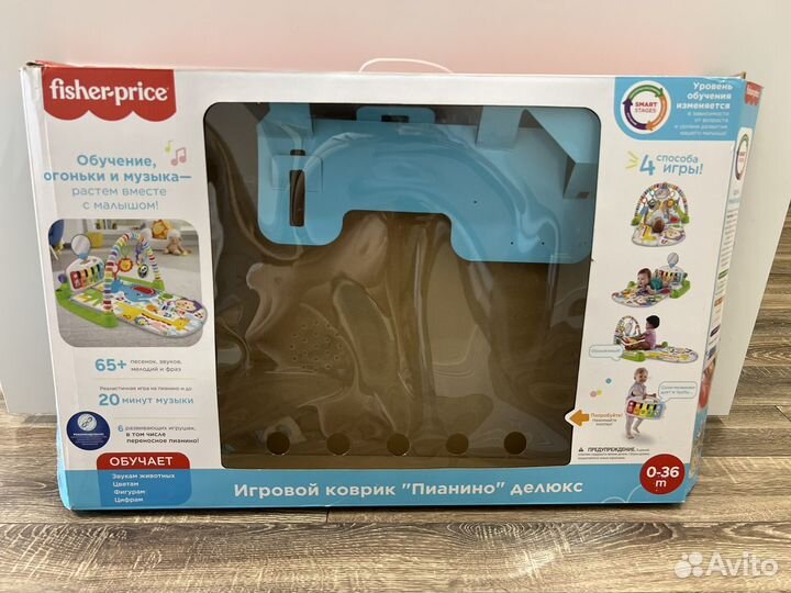 Игровой коврик с пианино Fisher price