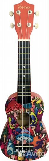 Terris JUS-20 mushroom - Укулеле сопрано (новое)