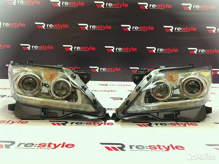 Фары Lexus LX570 12-15г Светлые Led Качество