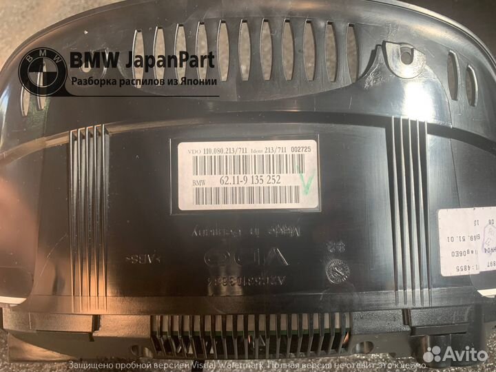 Приборная панель BMW 5 e60/е61