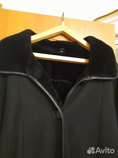 Пальто женское зимнее 52 54 дубленка