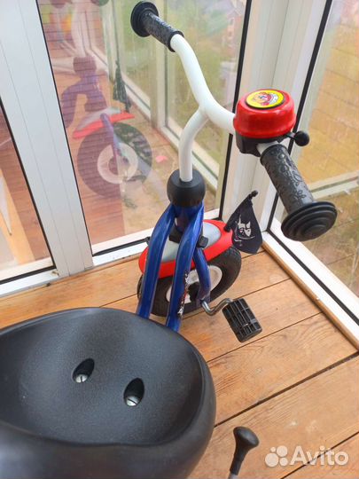 Беговел с ручкой puky