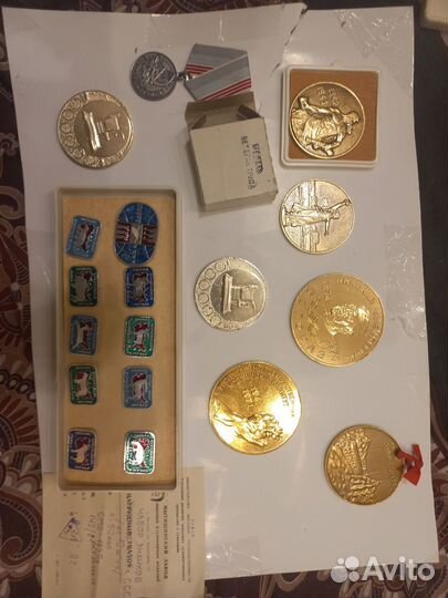 Значки медали награды СССР