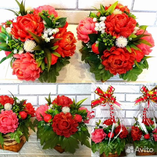 Букет для учителя из мыла ручной работы