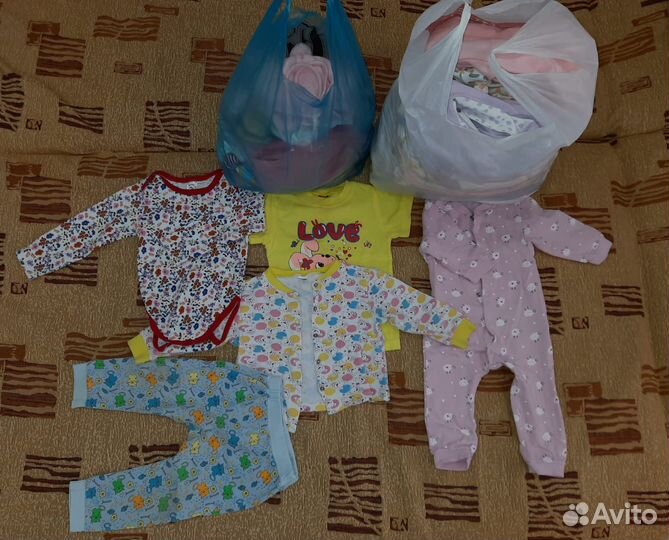 Детские вещи пакетом для девочек 74-80