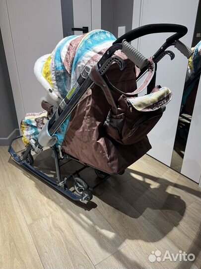 Санки коляска ника детям 7