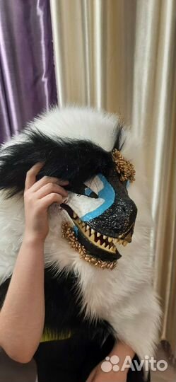Маска раптора фурри
