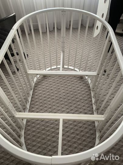Детская кроватка манеж с матрасом