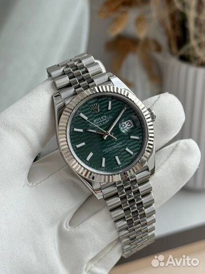 Rolex Datejust 41mm Mint Green Motif