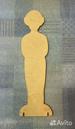 Картонная кукла с магнитом Наташа, СССР 1974 год