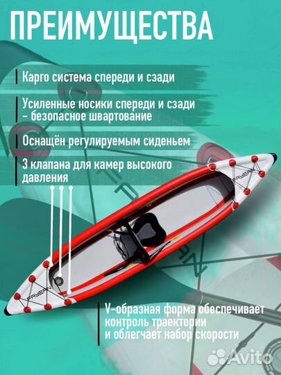 Каяк Лодка надувная