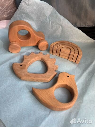 Деревянные игрушки монтессори грызунки