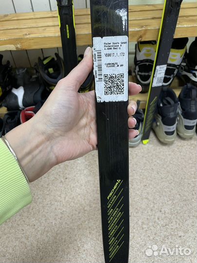 Лыжи беговые fisher carbonlite classic