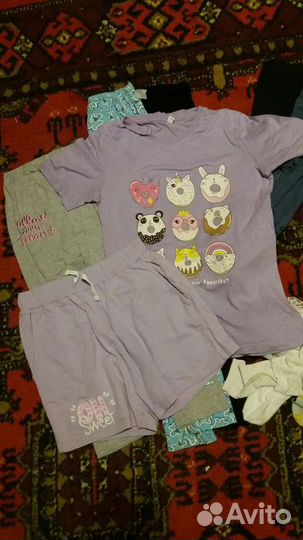 Вещи пакетом на девочку разм. 140 -146