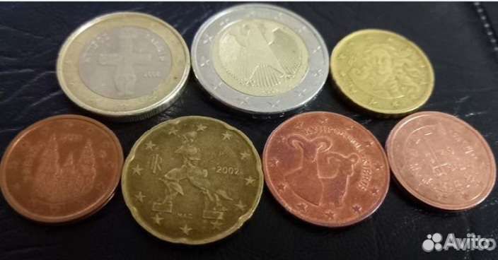 Монеты европы