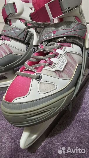 Коньки Oxelo FiT5 раздвижные, размер 32-35