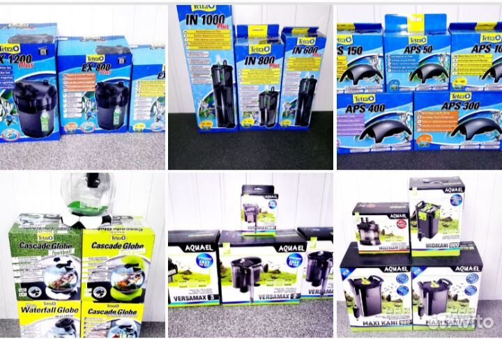 Внешний аквариумный фильтр Tetra, Aquael в асс