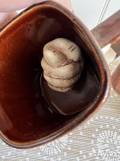 Кружка керамическая 2 шт с сюрпризом на дне