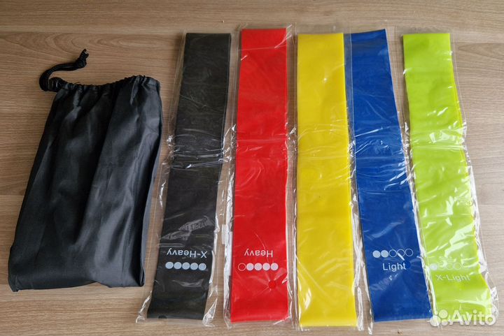 Резинки для фитнеса (5 шт)