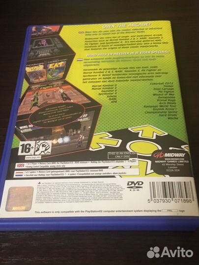 Mortal Kombat 2,3 Ps2 лицензия