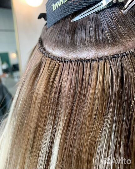 Пришивание тресс