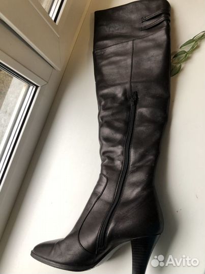 Ботфорты зимние натуральная кожа 39