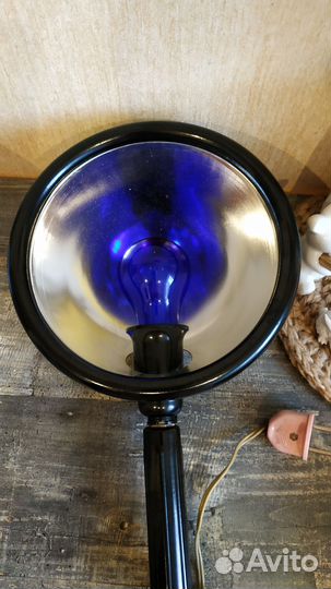 Синяя лампа рефлектор минина