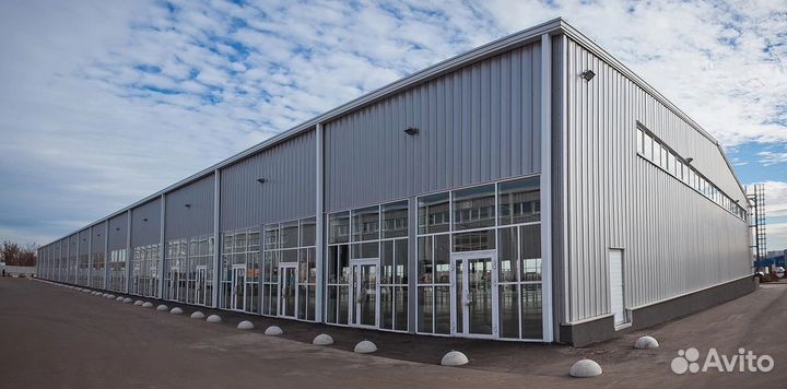 Строительство складов ангаров из сэндвич панелей