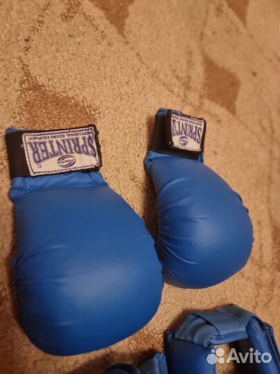 Защита голени и перчатки Bestsport бу